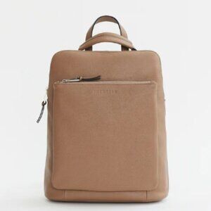 The Horse Leather Backpack in Taupe Pebbled Leather (Brand NEW with Tags)